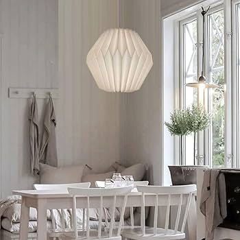 折り紙風 ホワイト ペンダントライト 折り紙風 ホワイト ペンダントライト ペンダントライト 陶器